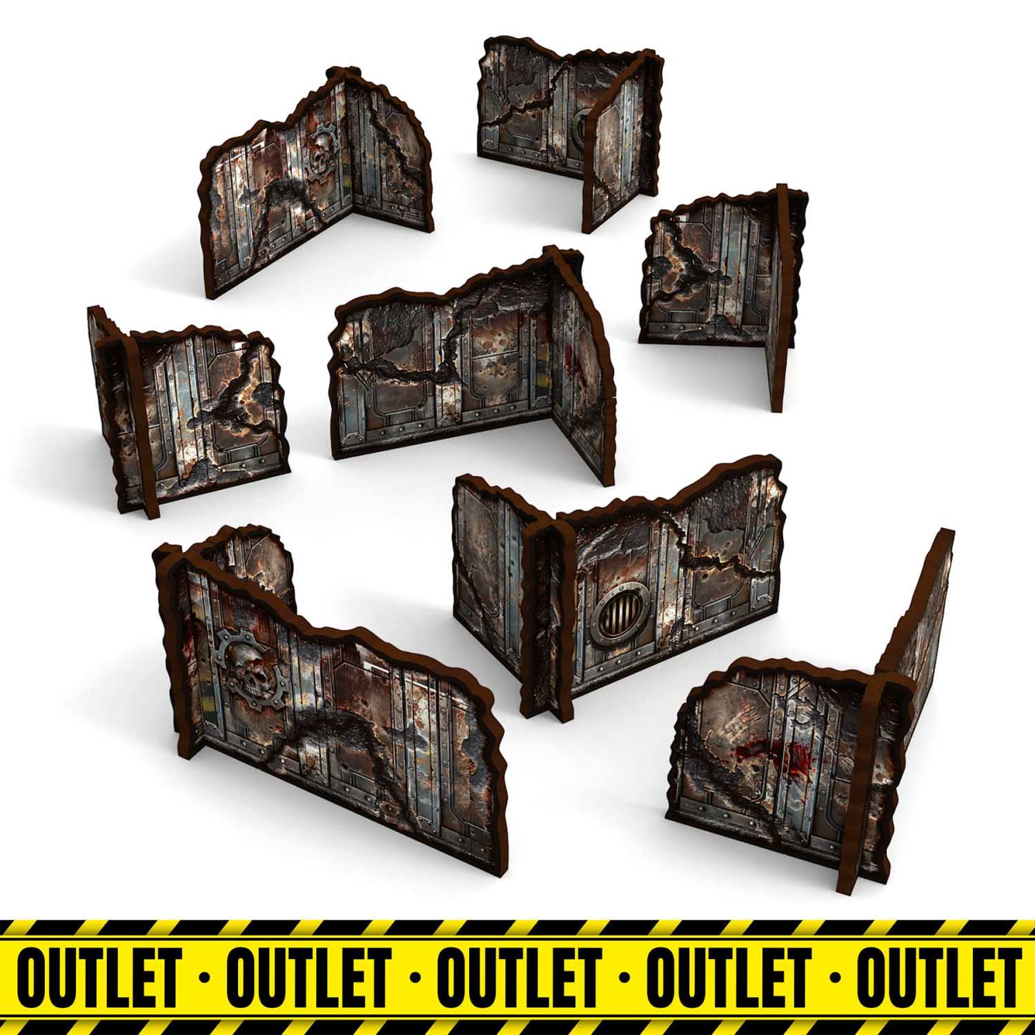 Muros esquina prepintados desmontables 11ª edición (Pack x8) OUTLET Muros esquina prepintados desmontables 11ª edición (Pack x8) OUTLET