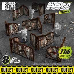 Muri angolari smontabili pre-dipinti 11ª edizione (Pack x8) OUTLET