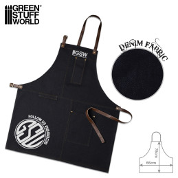 Tablier noir GSW | Merchandising Tablier noir GSW | Merchandising