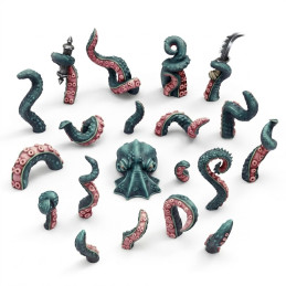 3D-Druckset - Kraken-Tentakel 1:48-1:35