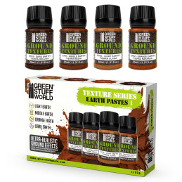 Earth Texture Paint Set 30ml Vol 1 (x4)