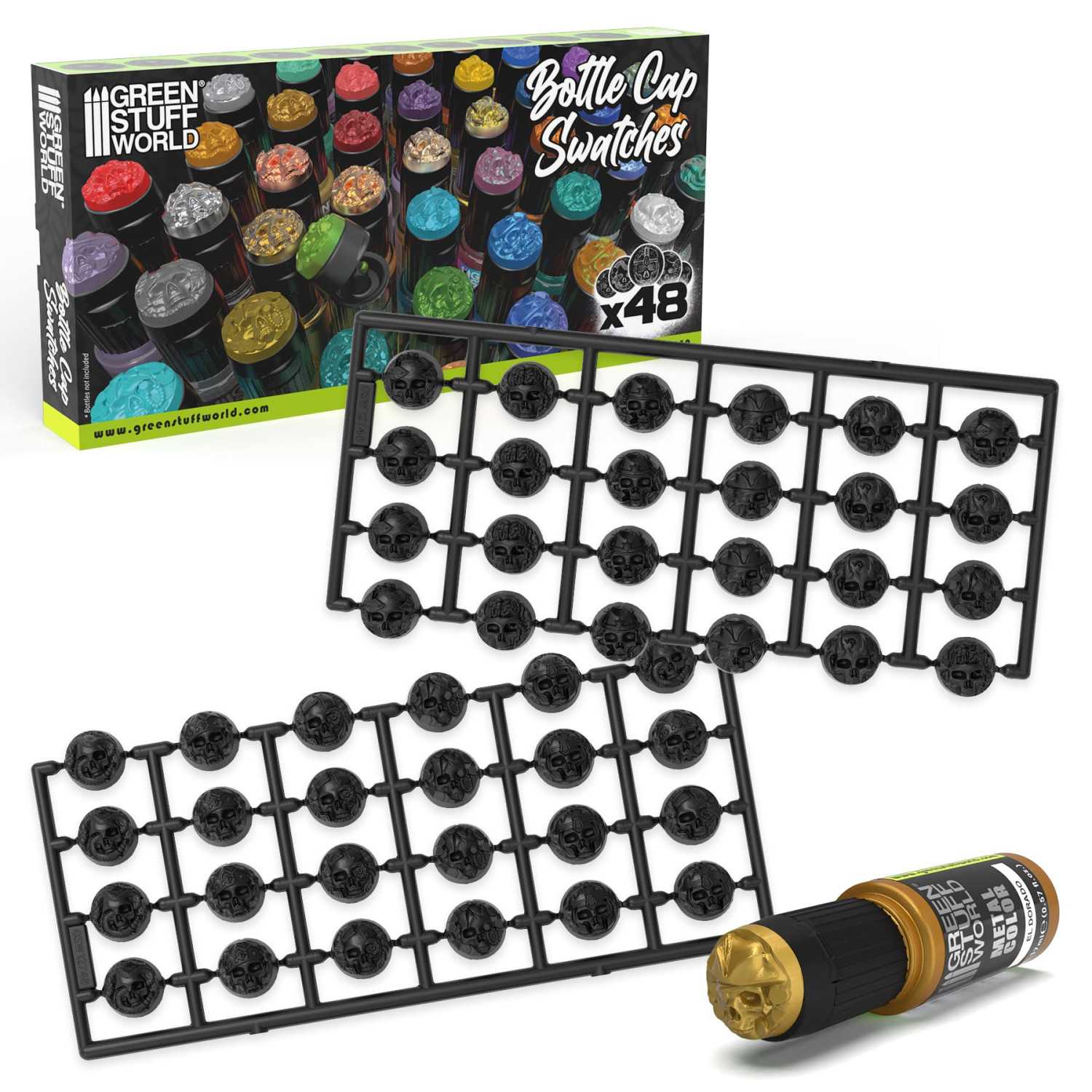 Copritappi Campione Colore - Nero per modellismo Copritappi Campione Colore - Nero per modellismo