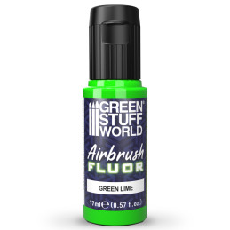 Pintura aerógrafo fluorescente Verde lima Pintura aerógrafo fluorescente Verde lima