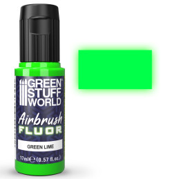 Colore per aerografo fluorescente - Verde Lime