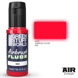 Fluorescent Airbrush Paint - RED Fluorescent Airbrush Paint - RED