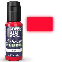 Fluoreszierende Airbrush-Farbe RED
