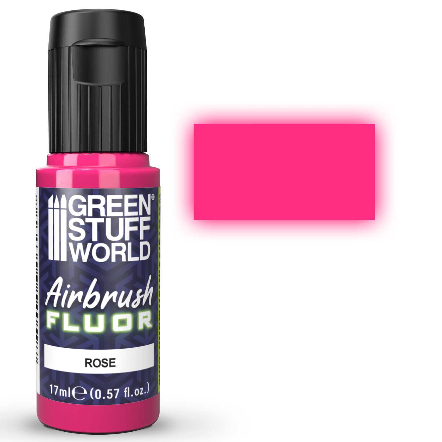 Fluorescent Airbrush Paint - ROSE Fluorescent Airbrush Paint - ROSE