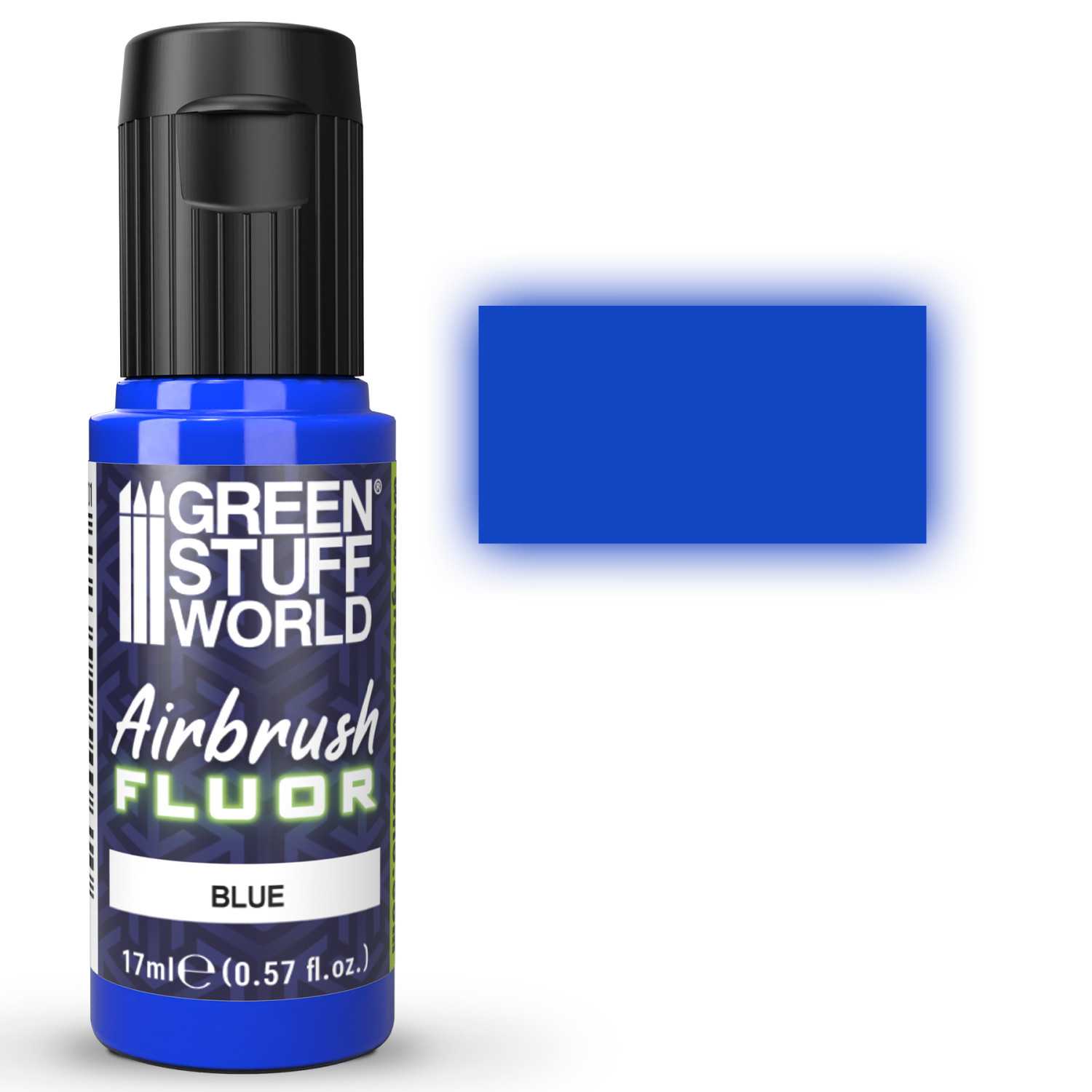 Fluorescent Airbrush Paint - BLUE Fluorescent Airbrush Paint - BLUE