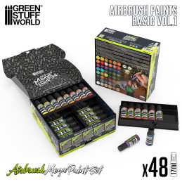 Basic Mega Airbrush paint Set Vol. 1.0 | Airbrush Starter Mega Paint Set Basic Mega Airbrush paint Set Vol. 1.0 | Airbrush Starter Mega Paint Set