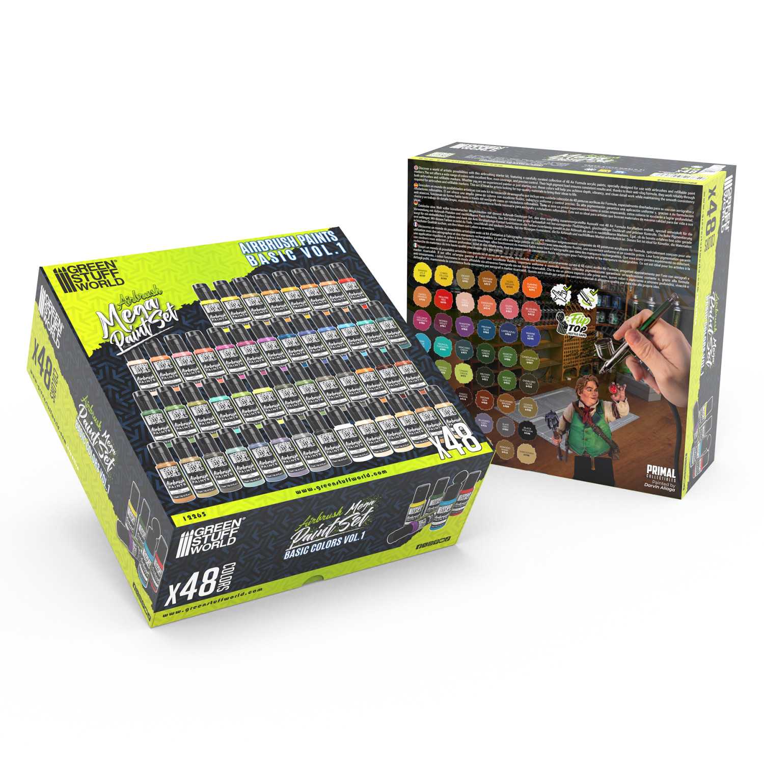 Basic Mega Airbrush paint Set Vol. 1.0 | Airbrush Starter Mega Paint Set Basic Mega Airbrush paint Set Vol. 1.0 | Airbrush Starter Mega Paint Set