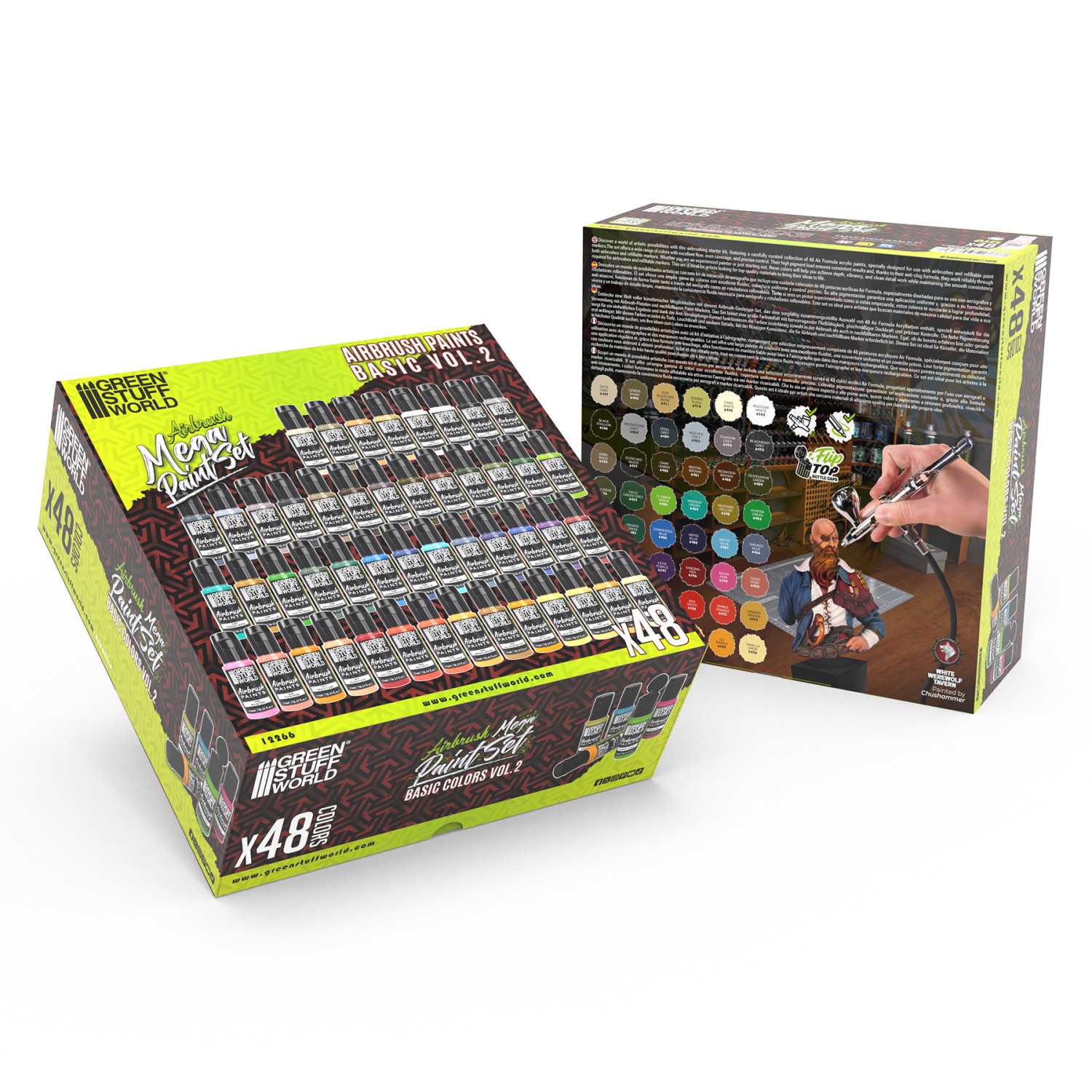 Basic Mega Airbrush paint Set Vol. 2.0 | Airbrush Starter Mega Paint Set Basic Mega Airbrush paint Set Vol. 2.0 | Airbrush Starter Mega Paint Set