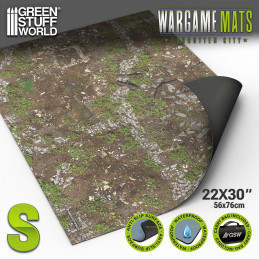 Tapis néoprène 22x30" Cité oubliée compatible avec Age of Sigmar et Warcry