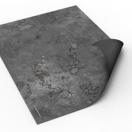 Neoprene Mat 22x30" Wasteland Asphalt compatible with Kill Team