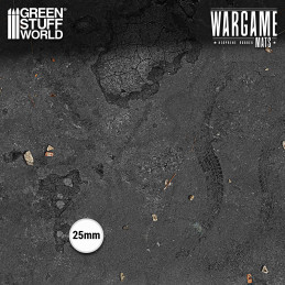 Neoprene Mat 4x4' Wasteland Asphalt (120x120cm)