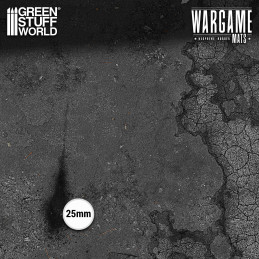 Neoprenmatte 120x120cm Wasteland Asphalt