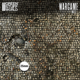 Neoprenmatte 120x120cm Cursed Cobblestones Neoprenmatte 120x120cm Cursed Cobblestones