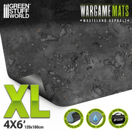 Tapis néoprène 120x180cm Wasteland Asphalt Tapis néoprène 120x180cm Wasteland Asphalt