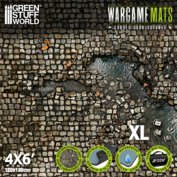 Neoprenmatte 120x180cm Cursed Cobblestones