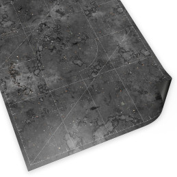 Tappetino neoprene 44x60" Wasteland Asphalt con linee di schieramento 11 edizione