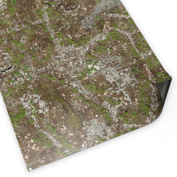 Neoprenmatte 44x60" Vergessene Stadt mit Aufstellungszonen 11th edition