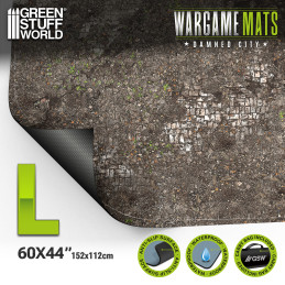 Neoprenmatte 44x60" Verdammte Stadt Neoprenmatte 44x60" Verdammte Stadt