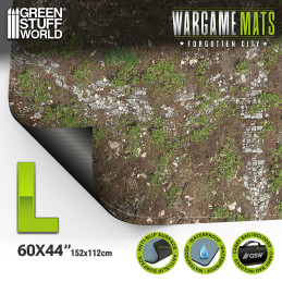 Neoprenmatte 44x60" Vergessene Stadt Neoprenmatte 44x60" Vergessene Stadt