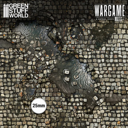 Tapete Neopreno 22x30" Cursed Cobblestones compatible Age of Sigmar y Warcry Tapete Neopreno 22x30" Cursed Cobblestones compatible Age of Sigmar y Warcry