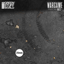 Tapis néoprène 22x30" Wasteland Asphalt compatible avec Kill Team Tapis néoprène 22x30" Wasteland Asphalt compatible avec Kill Team