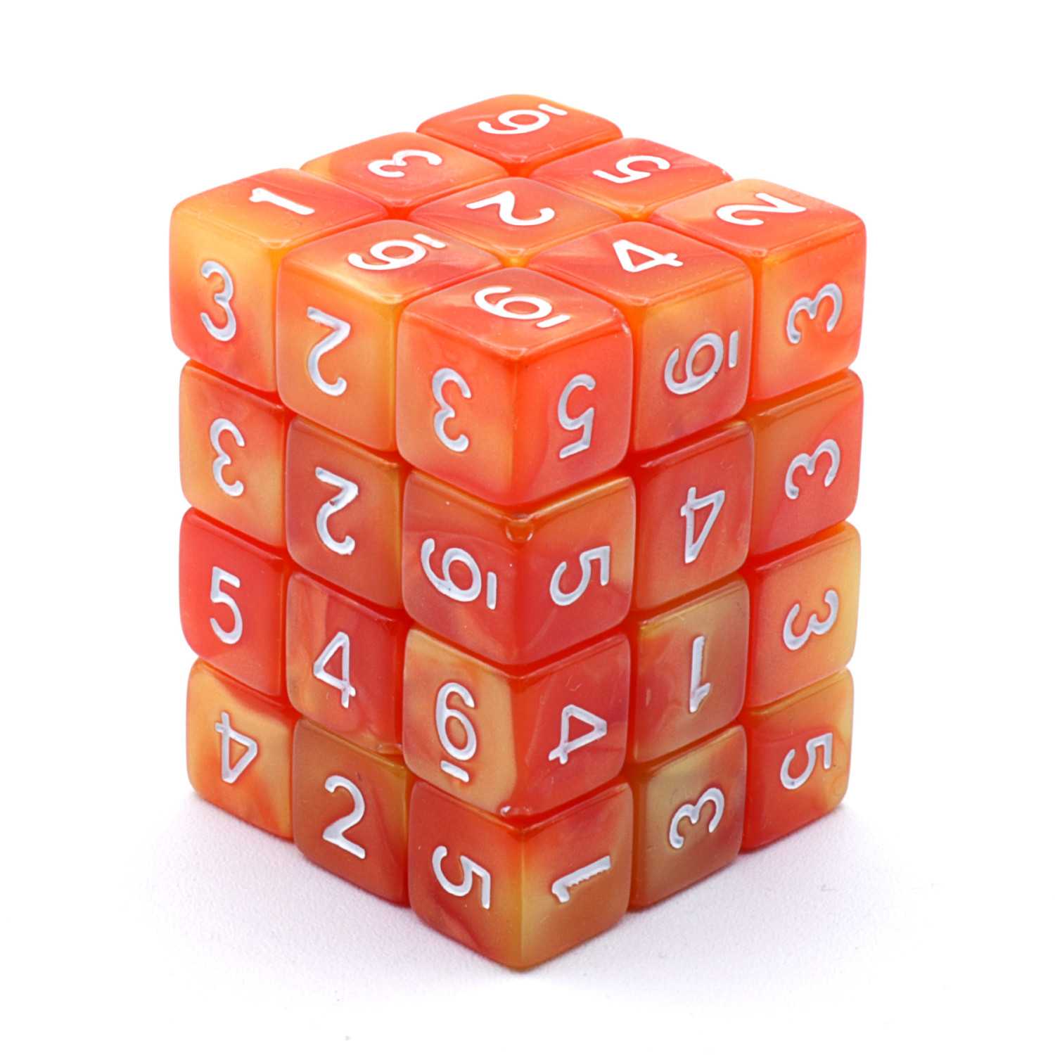 36x D6 12mm Dice - Orange | D6 Dices 36x D6 12mm Dice - Orange | D6 Dices