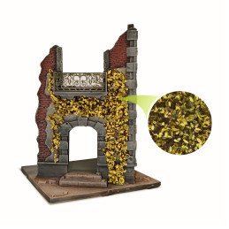 Miniatur-Blättermatten - Eiche Gelb - Klein | Miniatur Efeublätter matten