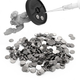 Poids en acier pour le modélisme | Disques de contrepoids de 8 mm pour maquettes et figurines