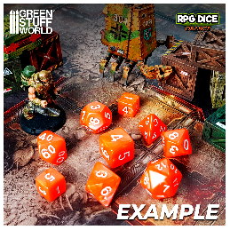 5x Dados D20 20mm - Naranja Dados juegos de mesa 5x Dados D20 20mm - Naranja Dados juegos de mesa