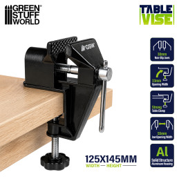 Aluminum Table Vise for Model Making and Crafts Aluminum Table Vise for Model Making and Crafts