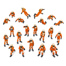 Astronauten-Figuren 1:144 | Kit für Mecha, Gundams und Gunpla