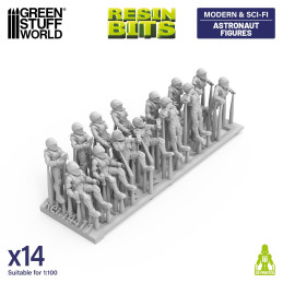 Figurine di astronauti 1:100 | Kit per Mecha, Gundam e Gunpla Figurine di astronauti 1:100 | Kit per Mecha, Gundam e Gunpla