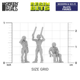 Figurines de pilotes 1:100 | Kit pour Mecha, Gundams et Gunpla Figurines de pilotes 1:100 | Kit pour Mecha, Gundams et Gunpla