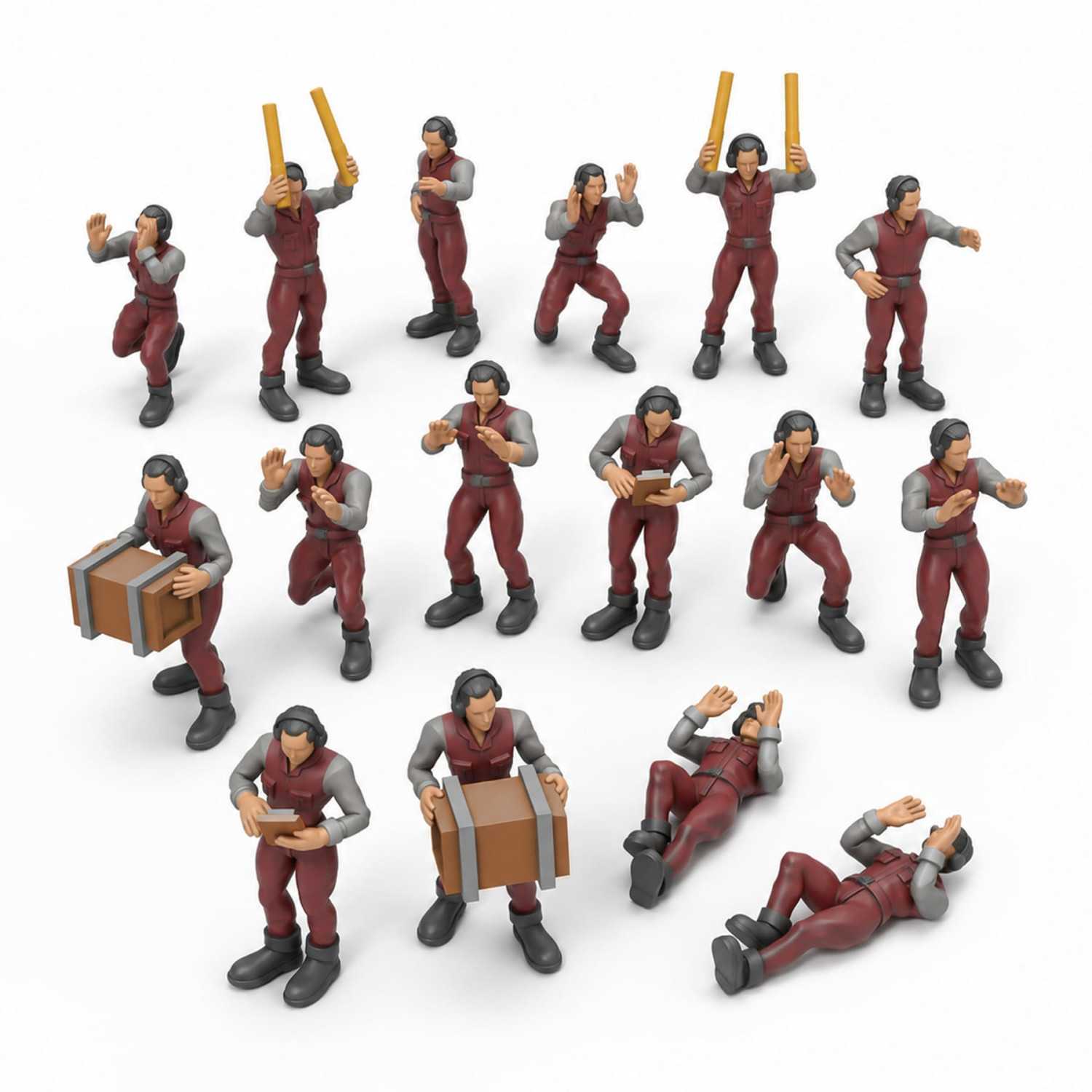 Figurine di meccanici 1:100 | Kit per Mecha, Gundam e Gunpla Figurine di meccanici 1:100 | Kit per Mecha, Gundam e Gunpla