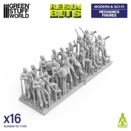 Robotertechniker 1:100 | Kit für Mecha, Gundams und Gunpla Robotertechniker 1:100 | Kit für Mecha, Gundams und Gunpla