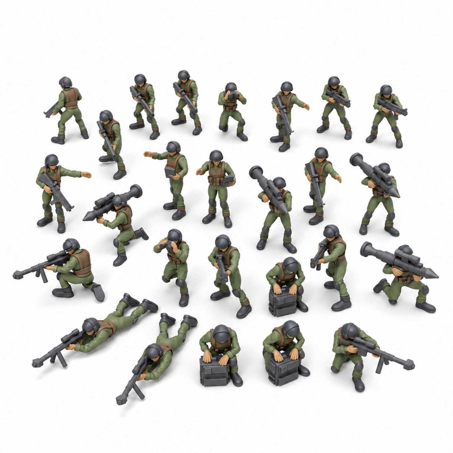 Figuren von Soldaten 1:144 | Kit für Mecha, Gundams und Gunpla Figuren von Soldaten 1:144 | Kit für Mecha, Gundams und Gunpla