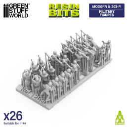 Figurines de militaires 1:144 | Kit pour Mecha, Gundams et Gunpla Figurines de militaires 1:144 | Kit pour Mecha, Gundams et Gunpla
