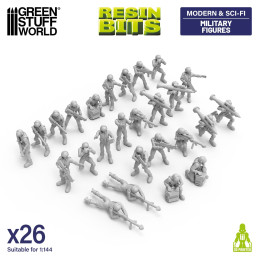 Military Figures 1:144 | Kits for Mecha, Gundams, and Gunpla Military Figures 1:144 | Kits for Mecha, Gundams, and Gunpla