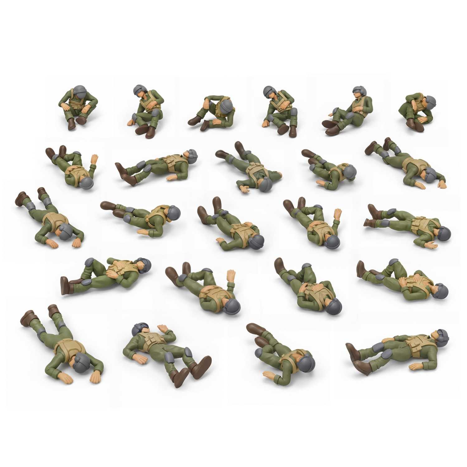 Figurines de soldats blessés 1:144 | Kit pour Mecha, Gundams et Gunpla Figurines de soldats blessés 1:144 | Kit pour Mecha, Gundams et Gunpla