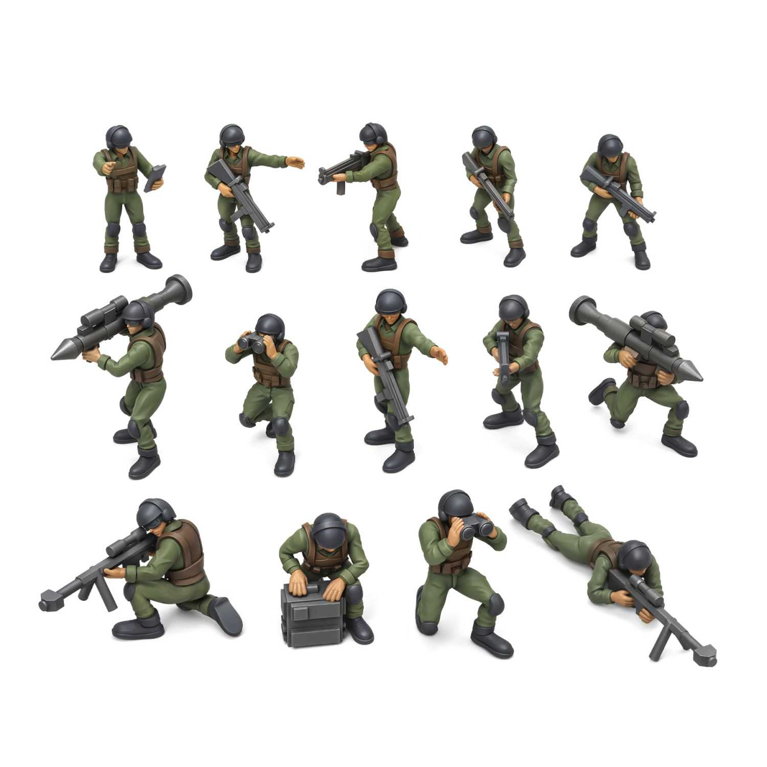 Figuras de militares 1:100 | Kits para Mecha Gundams y Gunpla