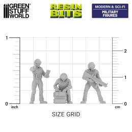 Figuren von Soldaten 1:100 | Kit für Mecha, Gundams und Gunpla