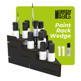 Black Modular Paint Rack - WEDGE Black Modular Paint Rack - WEDGE
