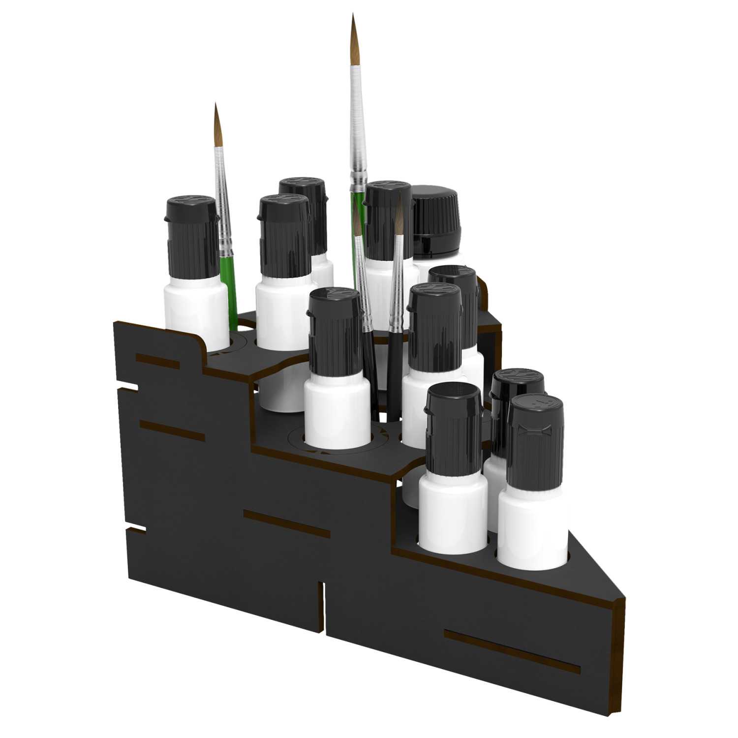 Présentoir Modulaire Noir pour Peinture - RAYON