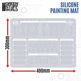 Silicone Painting Mat 400x300mm | Miniature Painting Mat