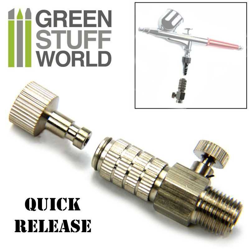 Conector QuickRelease 1/8 con Regulador Aerografia