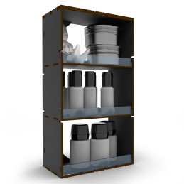 Organizzatore Verticale Multiuso Nero - LITE Organizzatore Verticale Multiuso Nero - LITE
