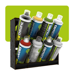 Black Spray can holders Black Spray can holders
